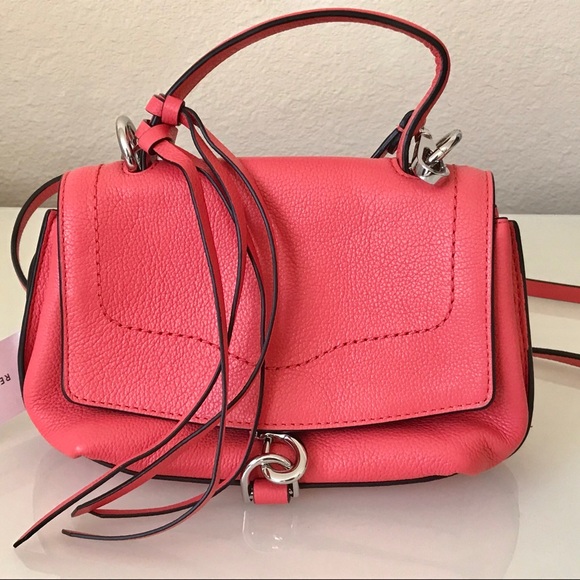 Rebecca Minkoff Stella Grapefruit Mini Satchel Bag - Picture 6 of 8